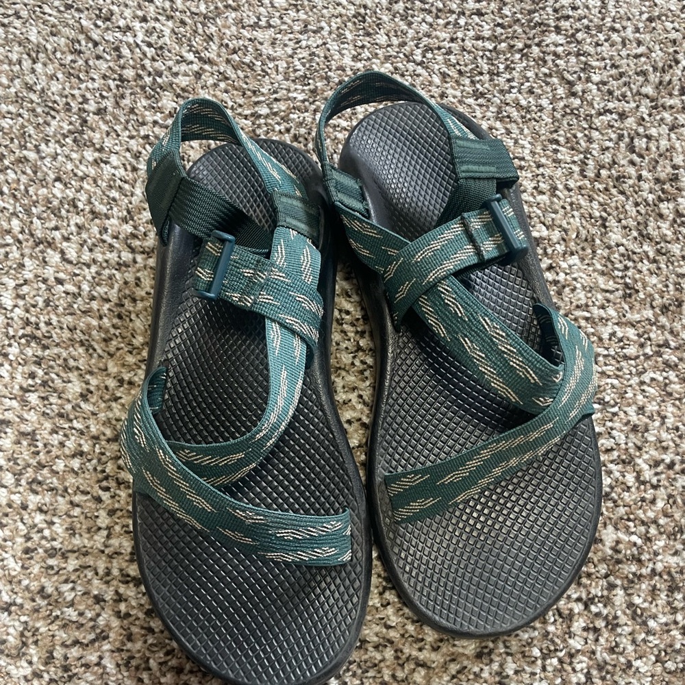 Green Strappy Sandals Chaco size 11